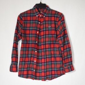 Vinyard Vines Boys Plaid Flannel LS Button-down Shirt. Size M(12-14)